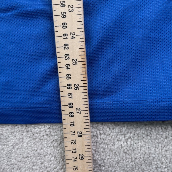 Nike Pro Combat Shirt Mens XL Blue Fitted Short Sleeve Performance Dri Fit - Picture 12 of 13